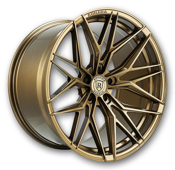 Rohana Wheels RFX17 20x10 Gloss Bronze 5x120 +25mm 74.1mm