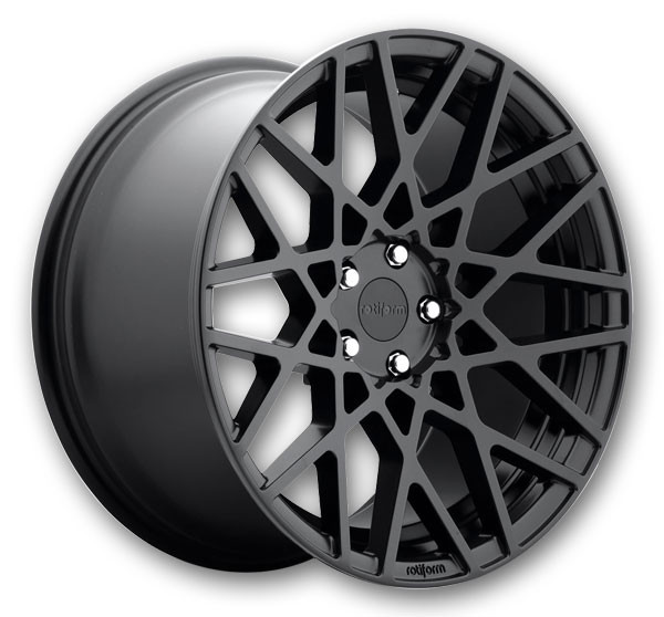 Rotiform Wheels BLQ 18x8.5 Matte Black 5x100 +35mm 57.1mm