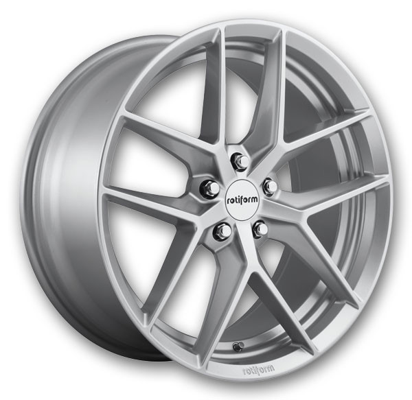 Rotiform Wheels FLG 19x8.5 Gloss Silver 5x112 +45mm 66.56mm