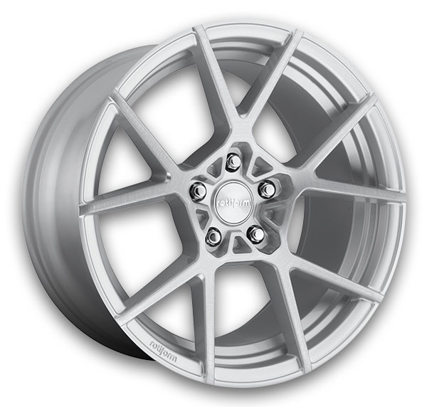 Rotiform Wheels KPS 18x8.5 Gloss Silver Brushed 5x112 +45mm 66.56mm