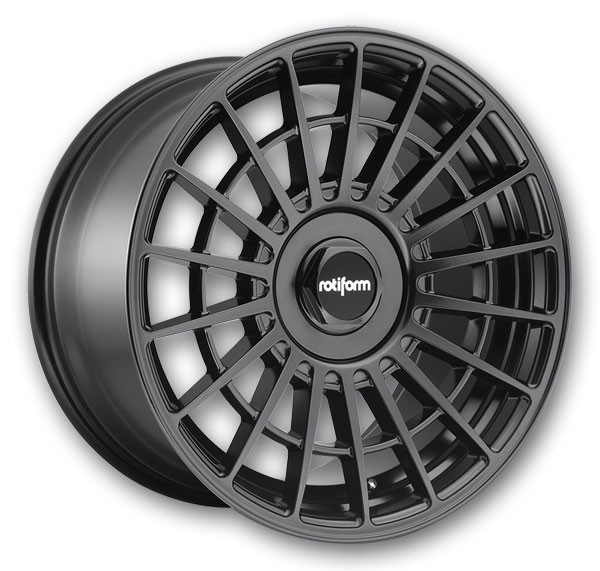 Rotiform Wheels LAS-R 19x10 Matte Black 5x100/5x112 +35mm 66.6mm