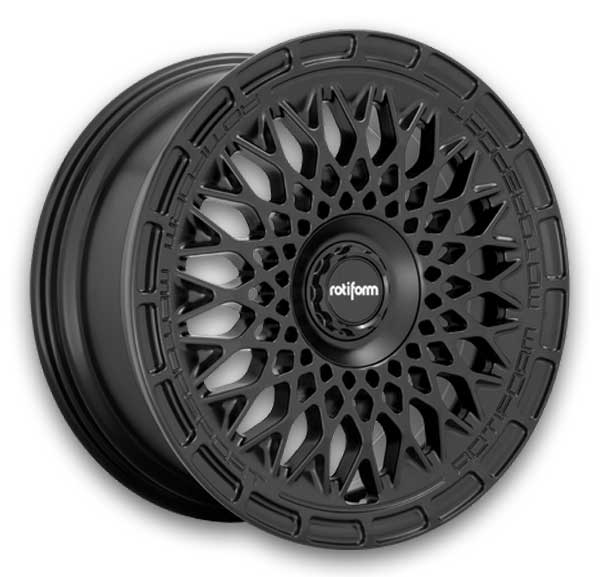Rotiform Wheels LHR-M 19x8.5 Matte Black 5x112 +45mm 66.56mm
