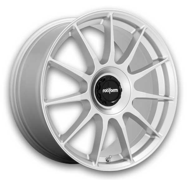 Rotiform Wheels DTM 18x8.5 Silver 4x100/4x114.3 +35mm 66.06mm