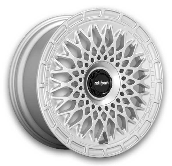 Rotiform Wheels LHR-M 19x8.5 Silver 5x112 +45mm 66.56mm