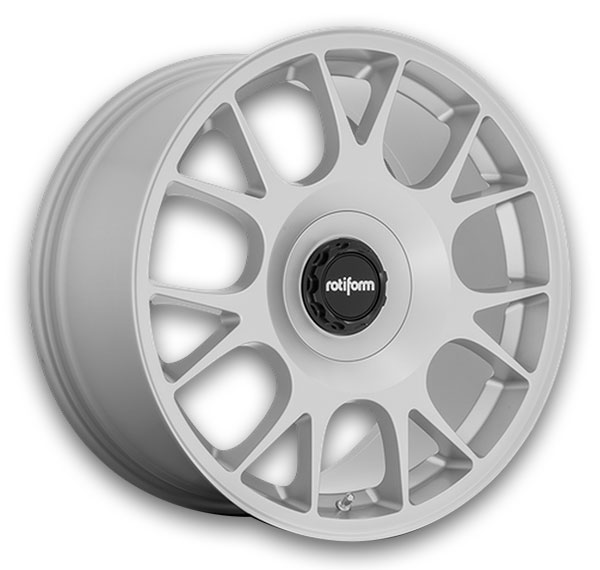 Rotiform Wheels TUF-R 20x10.5 Satin Silver 5x107/5x120 +40mm 72.6mm