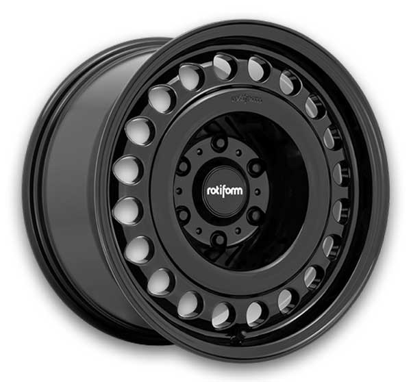 Rotiform Wheels STL 20x9 Gloss Black 5x130 +25mm 84.1mm
