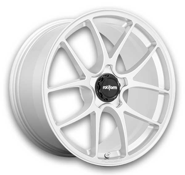 Rotiform Wheels LTN 20x10.5 Gloss Silver 5x114.3 +45mm 72.56mm