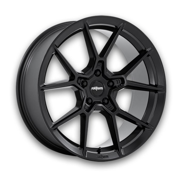 Rotiform Wheels KPR 20x9 Satin Black 5x112 +45mm 66.56mm