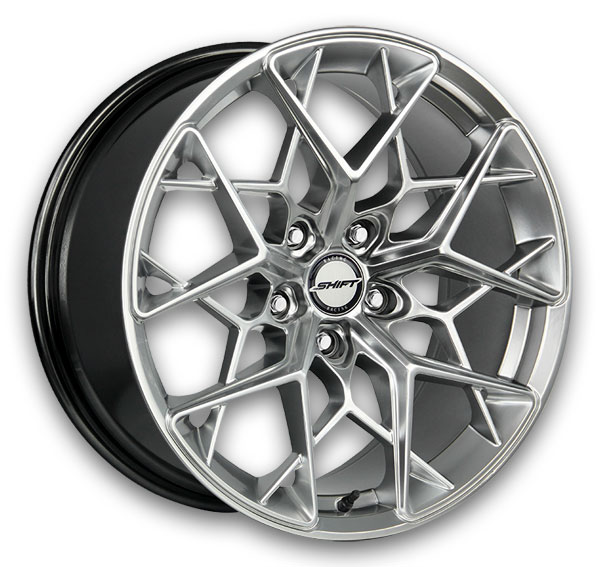 Shift Wheels Piston 18x8.5 Platinum Silver 5x120 +35mm 73.1mm