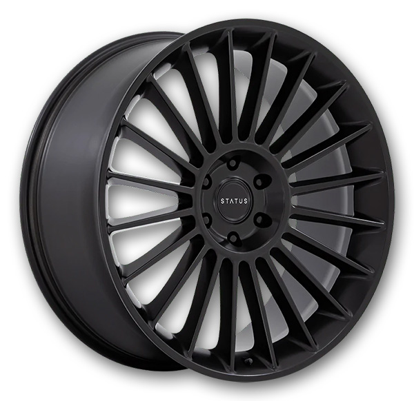 Status Wheels Venti 22x9.5 Matte Black 5x112 20mm 66.56mm