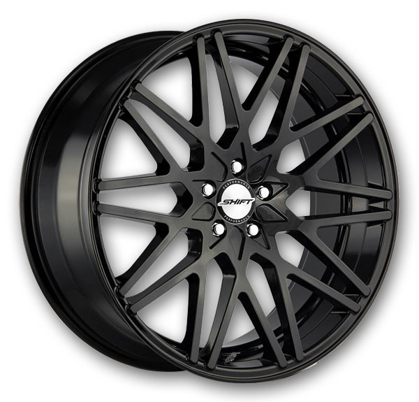 Shift Wheels Formula 20x8.5 All Gloss Black 5x115 +15mm 73.1mm