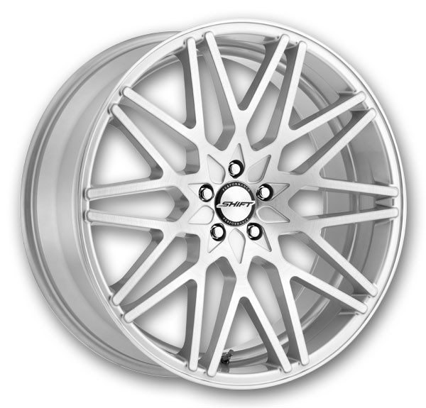 Shift Wheels Formula 18x8 Silver Machined 5x114.3/5x120 +35mm 73.1mm