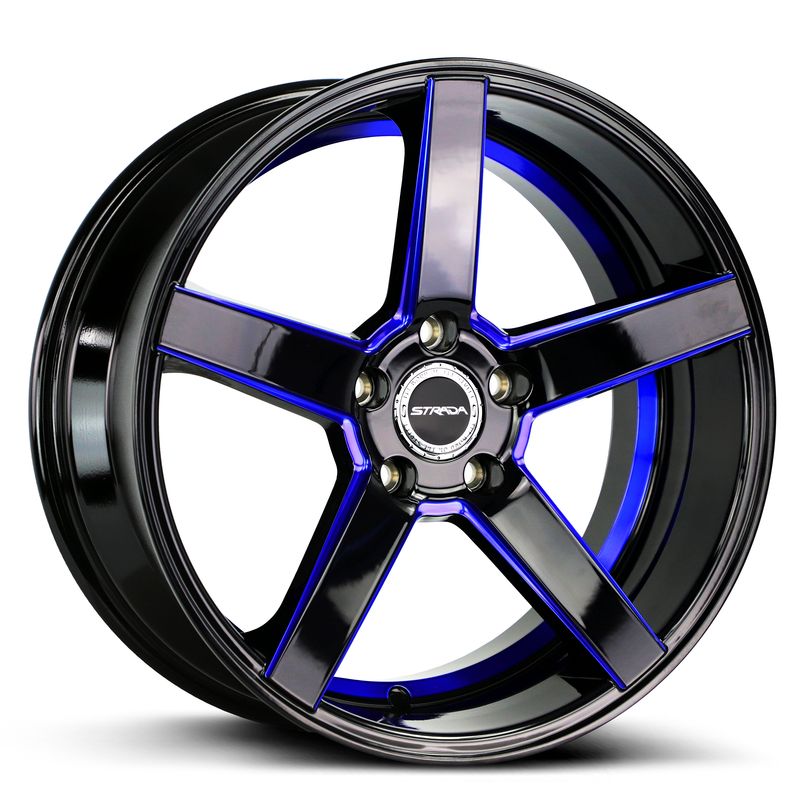 Gloss Black Candy Blue Milled