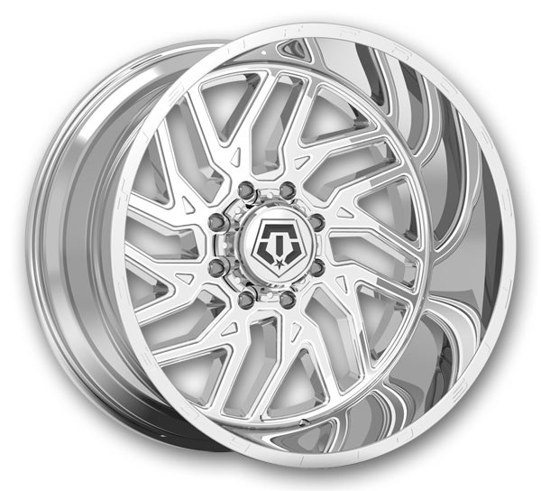 TIS Wheels 544C 20x12 Chrome 8x170 -44mm 125.2mm