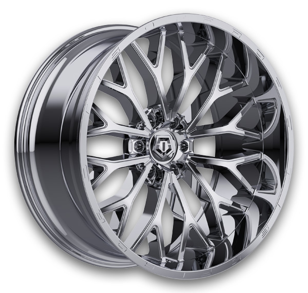 TIS Wheels 565C 20x10 Chrome Plated 6x139.7 -24mm 106.2mm