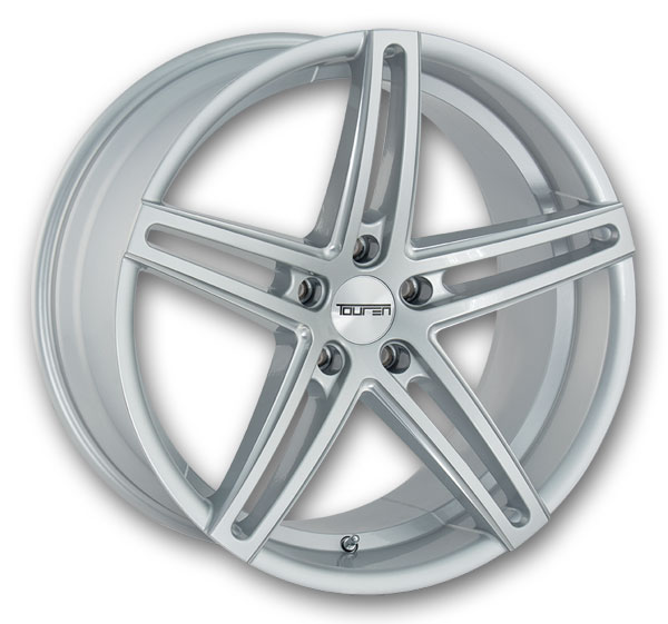 Touren Wheels 3273 TR73 20x10 Gloss Silver/Milled Spokes 5x120 +20mm 74.1mm