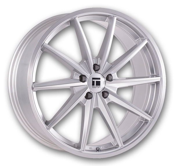 Touren Wheels 3502 TF02 20x9 Brushed Silver 5x120 +35mm 72.56mm