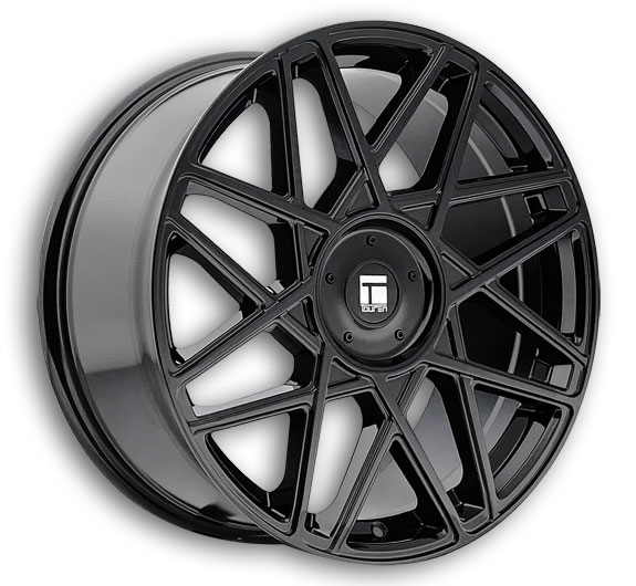 Touren Wheels 3266 TR66 20x9 Gloss Black 5x108/5x114.3 +35mm 72.62mm