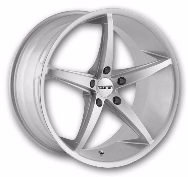 Touren Wheels 3270 TR70 20x8.5 Silver/Milled Spokes 5x120 +20mm 74.1mm