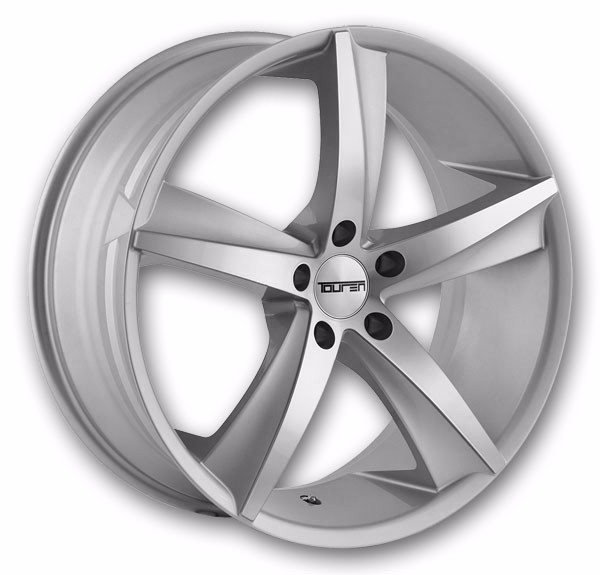 Touren Wheels 3272 TR72 17x7.5 Gloss Silver/Machined Face 5x114.3 +40mm 72.62mm