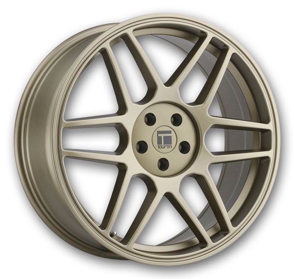 Touren Wheels 3274 TR74 17x8 Satin Gold 5x108/5x114.3 +40mm 72.56mm
