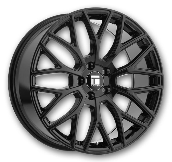 Touren Wheels 3276 TR76 17x8 Gloss Black 5x120 +35mm 72.56mm