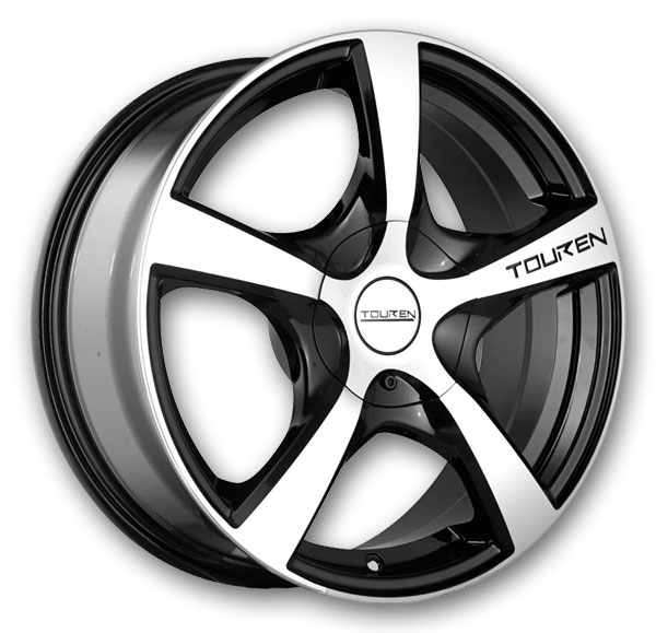 Touren Wheels 3190 TR9 18x8 Black/Machined Face/Machined Lip 5x110/5x115 +40mm 72.62mm