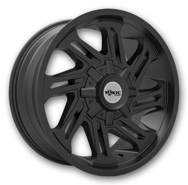 Toxic Off-Road Wheels RAZR 20x9 Satin Black 8x165.1 20mm 125.2mm