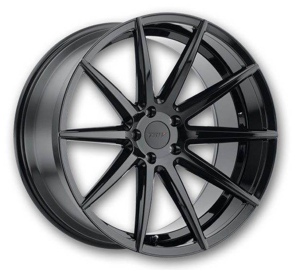 TSW Wheels Clypse 20x10.5 Gloss Black 5x112 +25mm 66.6mm