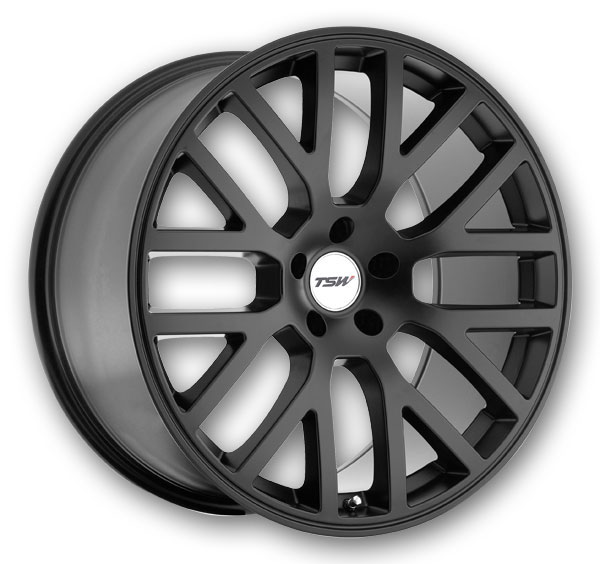 TSW Wheels Donington 20x10 Matte Black 5x114.3 +20mm 76mm