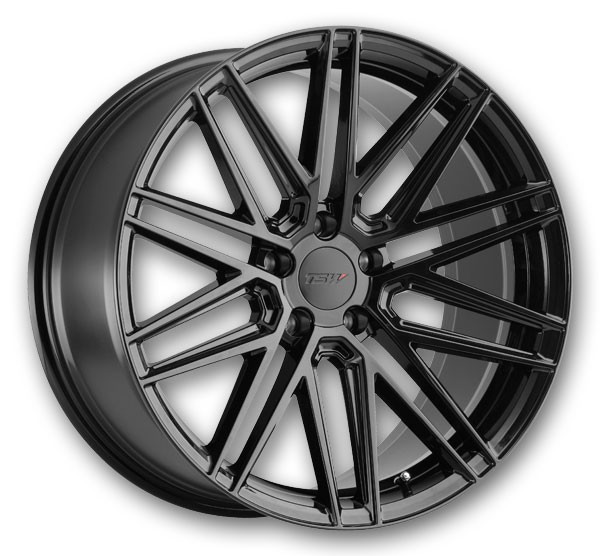 TSW Wheels Pescara 18x8.5 Gloss Black 5x112 +42mm 66.5mm