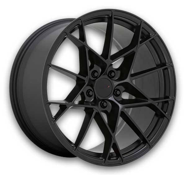TSW Wheels Sector 20x9 Semi Gloss Black 5x120 +30mm 76.1mm
