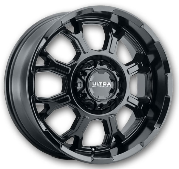 Ultra Wheels 124 Commander 18x9 Gloss Black with Clear Coat 5x127/5x139.7 +12mm