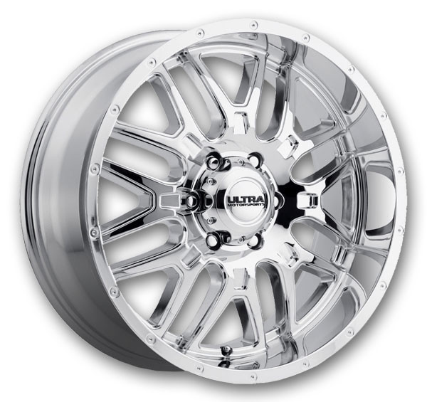 Ultra Wheels 203 Hunter 17x9 Chrome 6x139.7 +12mm 106.1mm