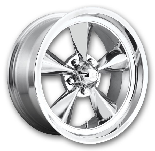US Mags Wheels Standard 15x8 High Luster Polished 5x120 +1mm 72.6mm