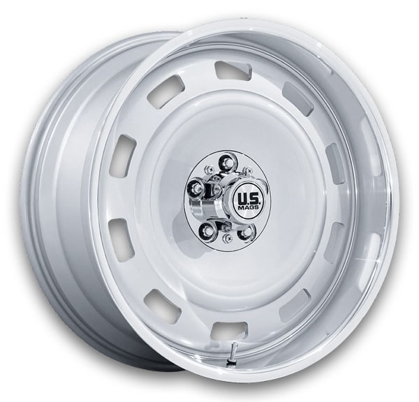 US Mags Wheels Scottsdale 20x10 Silver With Diamond Cut Lip 6x139.7 +6mm 78.1mm