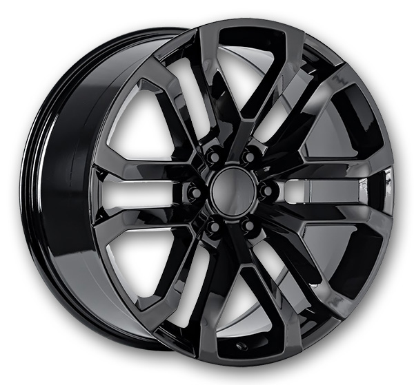 USA Replicas Wheels 2107 DENALI FR95 22x9 Gloss Black 6x139.7 +31mm 78.1mm