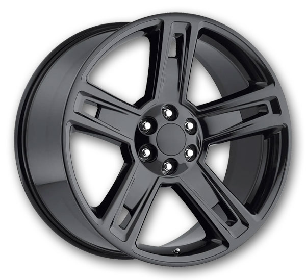 USA Replicas Wheels LT557 779 CARBON 24x10 Gloss Black 6X139.7 +31mm 78.1mm