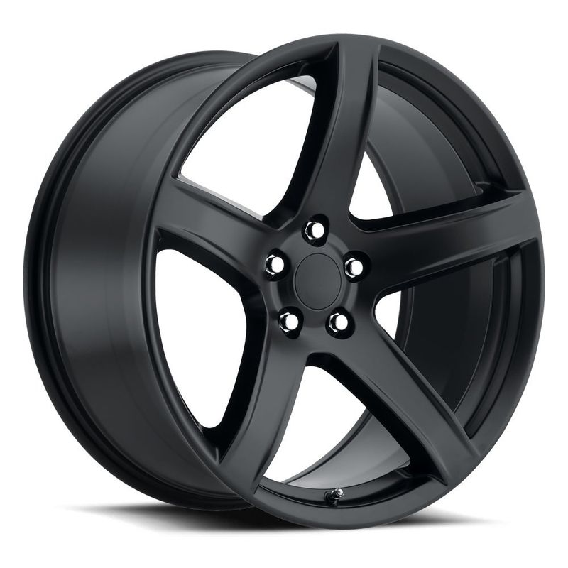 USA Replicas Wheels HELLCAT FR77 22x9 Satin Black 5x115 +20mm 71.5mm