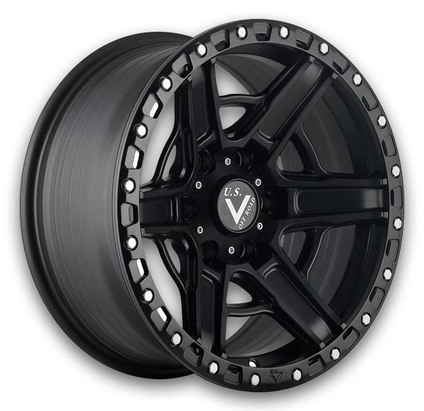 Varro Wheels US106 17x9 Satin Black 6x135 -12mm 87.1mm