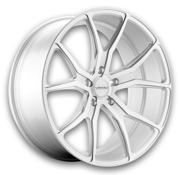 Varro Wheels VD01 20x11 Gloss Silver Brushed 5x120 +73mm 70.3mm