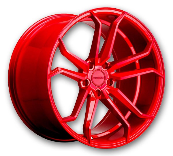 Varro Wheels VD02 20x9 Candy Red  +15mm 66.6mm