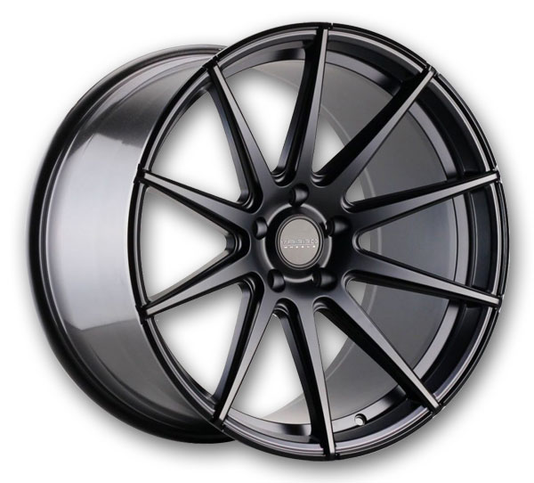 Varro Wheels VD10X 20x9 Gloss Titanium with Brushed Face  +25mm 66.6mm