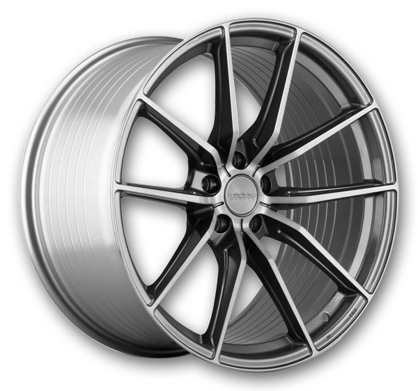 Varro Wheels VD25X 20x9 Gloss Titanium with Brushed Face  +25mm 72.56mm