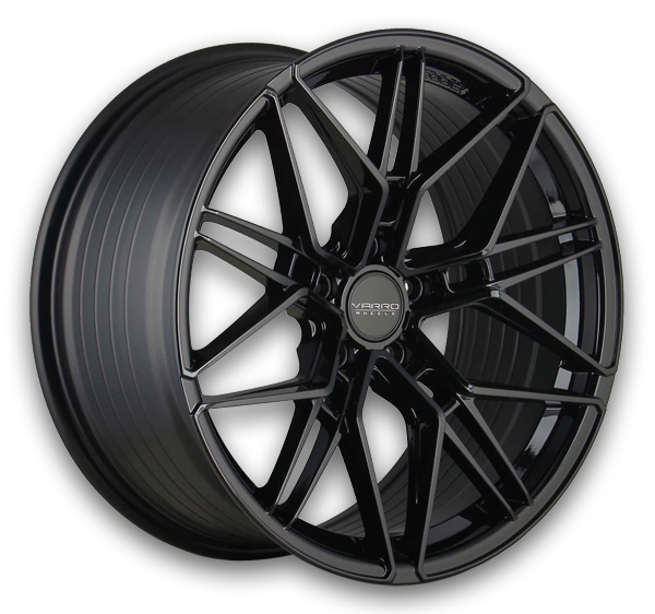 Varro Wheels VD45X 19x9.5 Gloss Black 5x120.65 +53mm 70.3mm