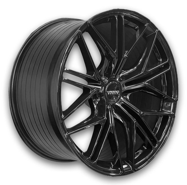 Varro Wheels VD49X 22x9 Gloss Black  +15mm 66.6mm