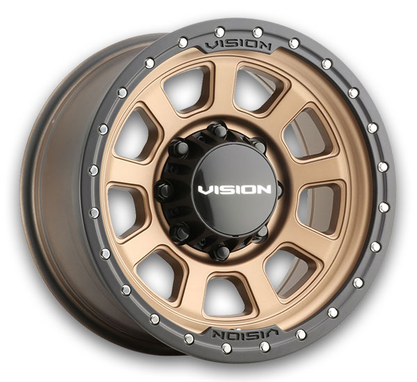Vision Wheels 350 Ojos 15x8 Bronze 5x139.7 -28mm 108mm