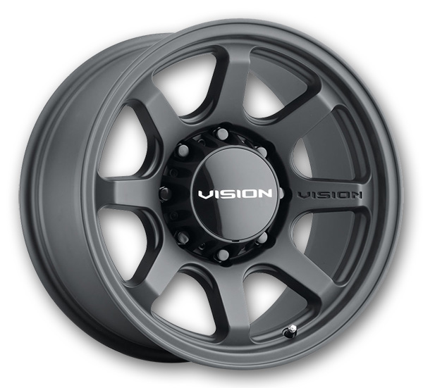 Vision Off-Road Wheels 351 Flow 16x8 Satin Black 8x165.1 +0mm 125.2mm