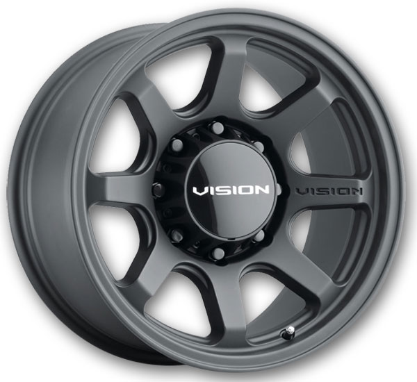 Vision Off-Road Wheels 351 Flow 16x8 Satin Black 6x139.7 +0mm 110mm