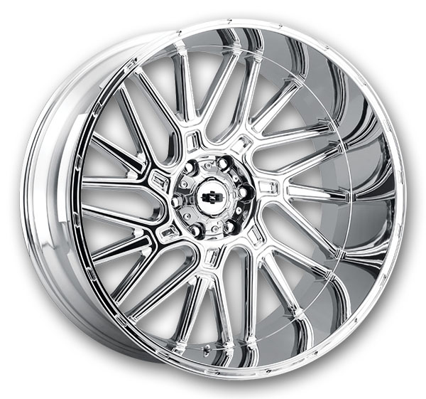 Vision Wheels 404 Brawl 22x14 Chrome 5x139.7 -76mm 108mm